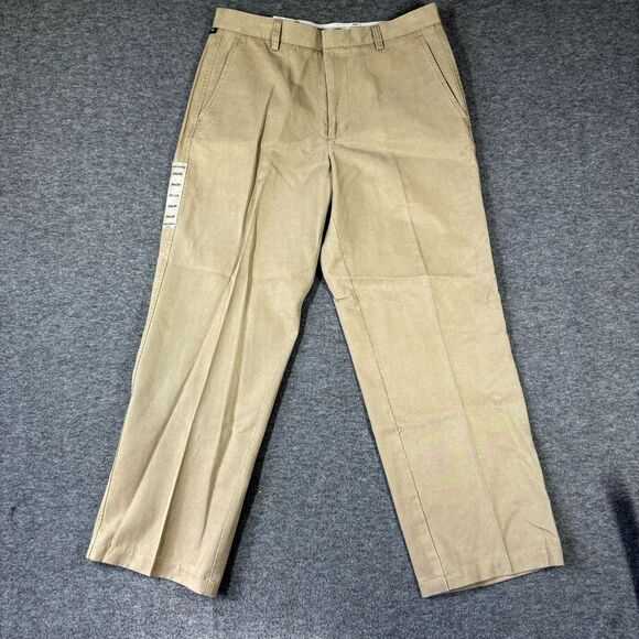 NWT Dockers Soft Touch Chino Pants Khakis Mens Size 34x34 Brown - Picture 1 of 12